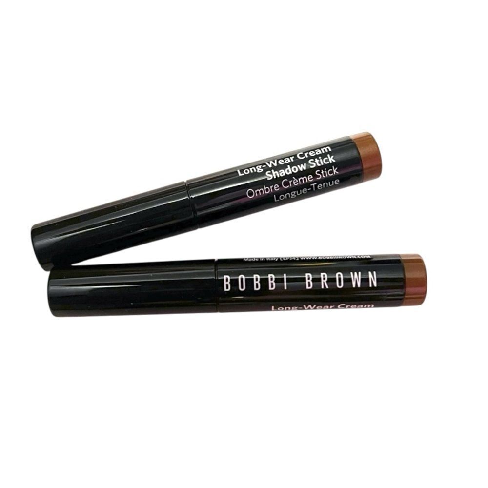 2 Pcs Bobbi Brown Long Wear Waterproof Eyeshadow Stick Golden Bronze Travel Size